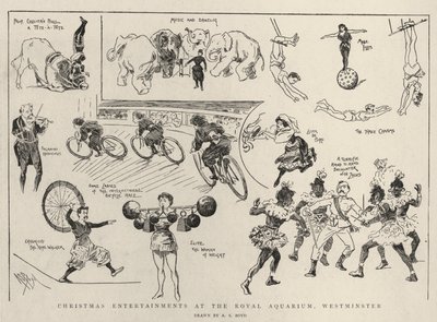 ウェストミンスター王立水族館のクリスマスエンターテイメント 作： Alexander Stuart Boyd